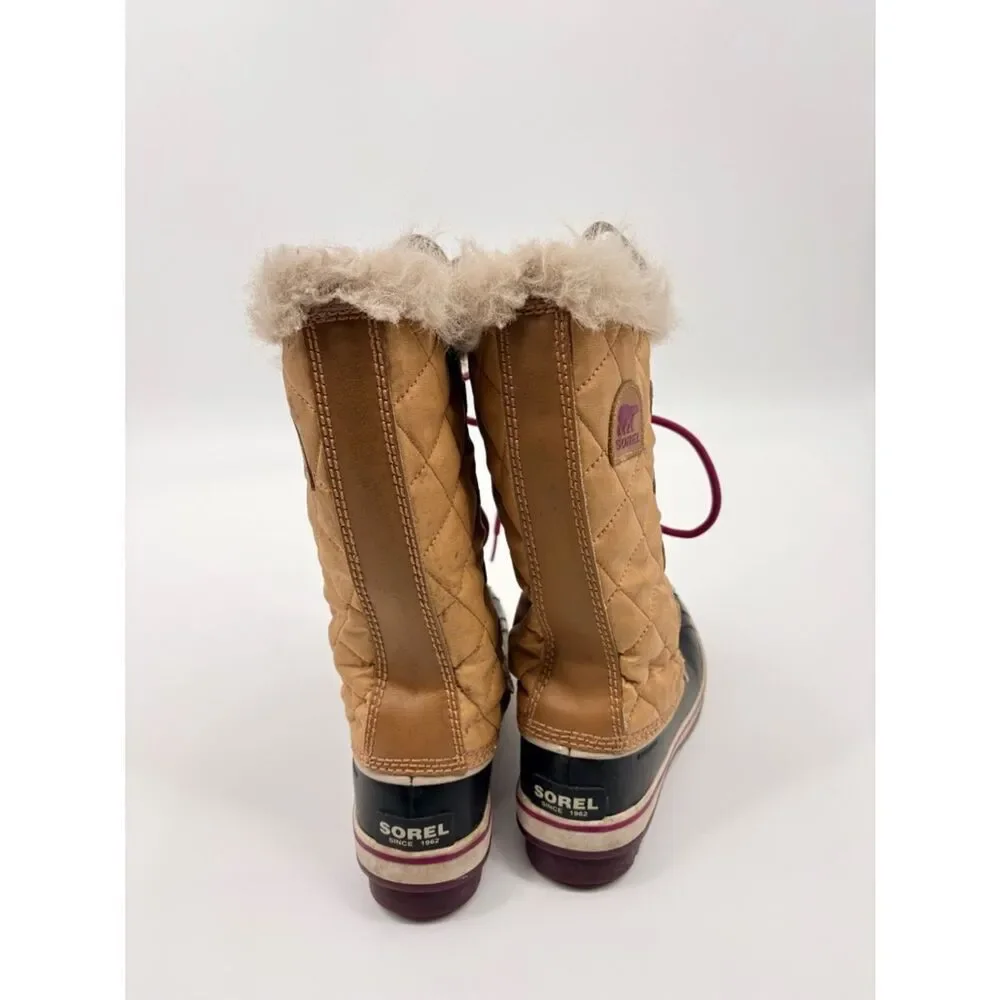Sorel Women's Tofino II waterproof winter boots in a Curry/Black